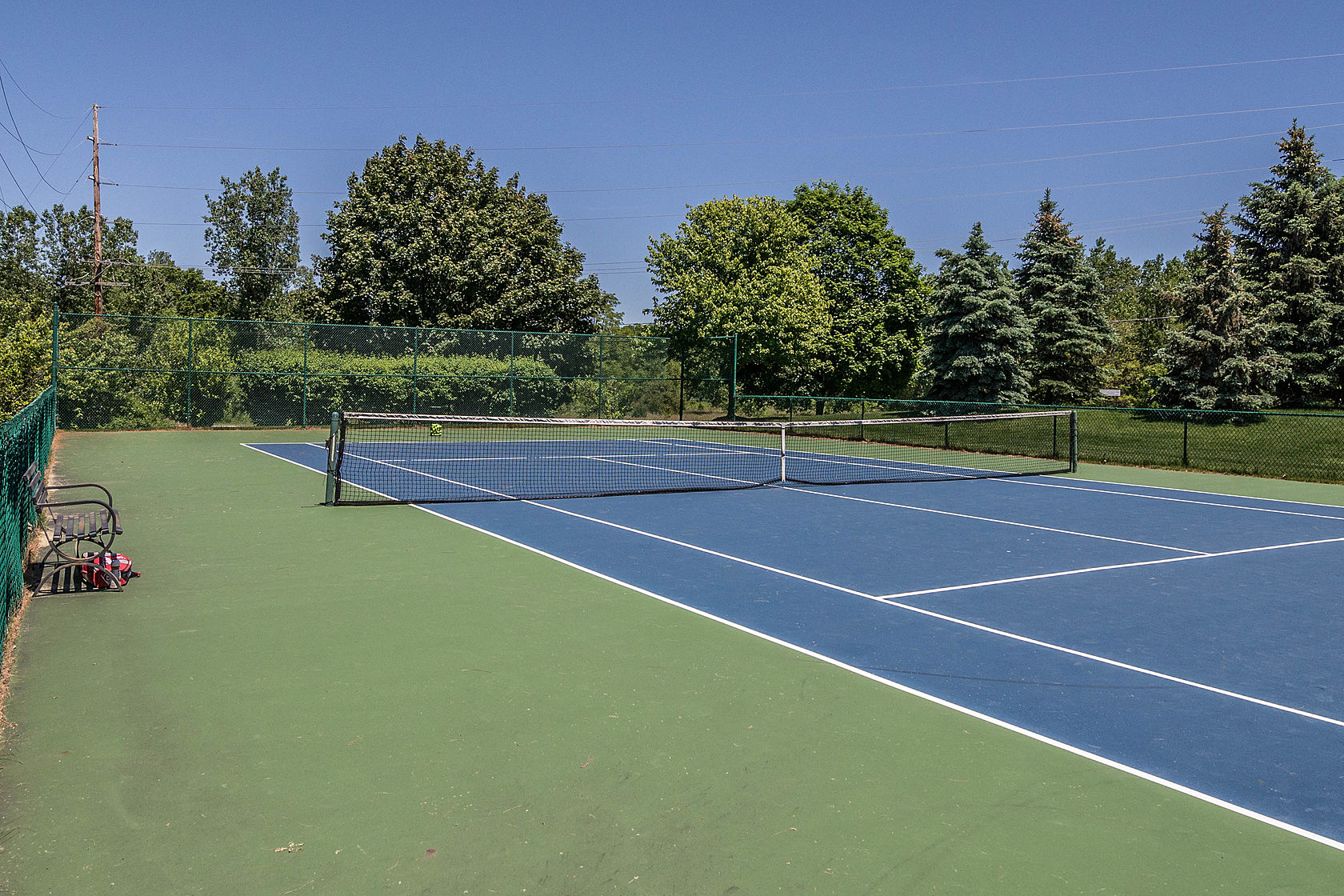 Tennis court at Pine Creek