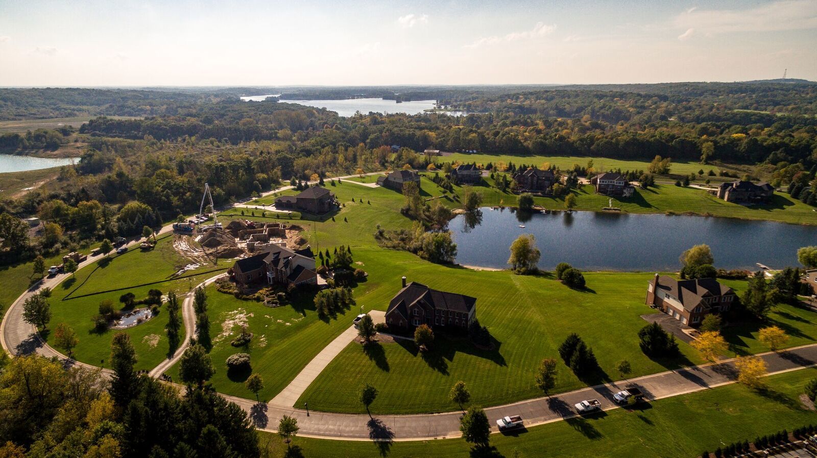 The Preserve at Maple Lake aerial overview #2