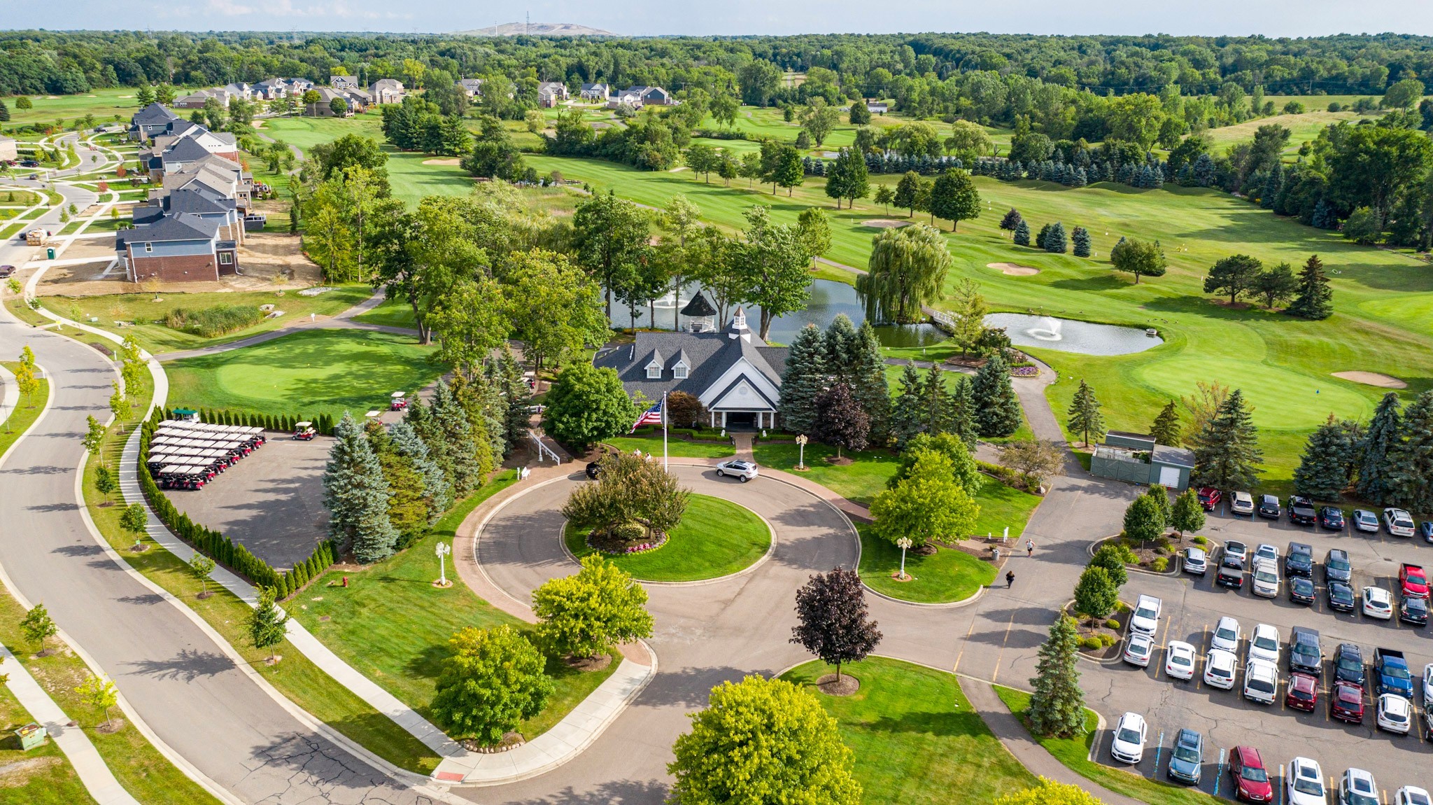 Tanglewood South Lyon aerial overview - 4