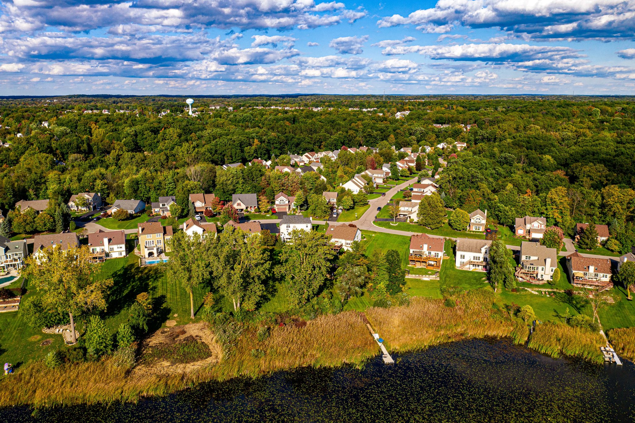 Aerial View of Lakeshore Pointe