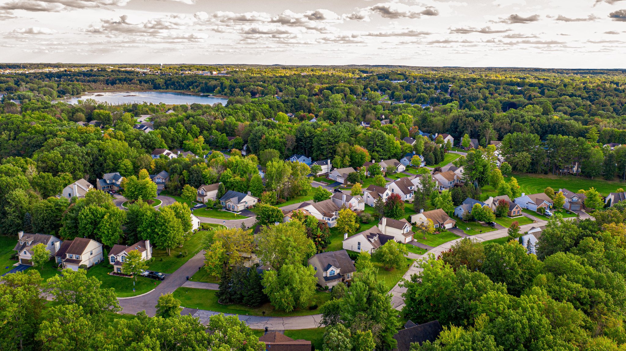Aerial View of Lakeshore Pointe
